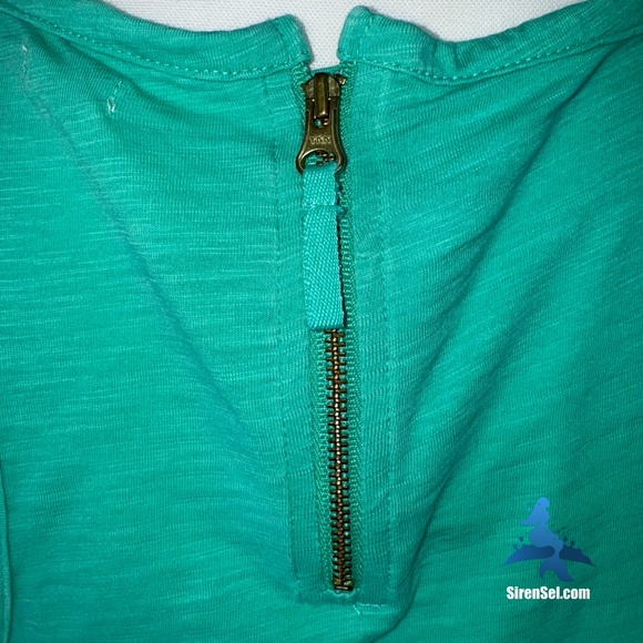 1166 J. Crew Zipperback Tank - Size S - Green - Picture 8 of 13